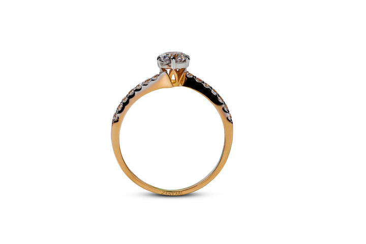 THE 21K GOLD SUNLIT GRACE RING